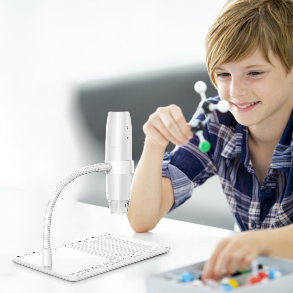 1000X WiFi USB Digital Microscope Zoom Microscope 4.3inch Screen Soldering Coin Microscope Coin Magnifier for Electronics Repair