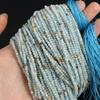 Faceted Beads 2 MM Natural Stone Amazonite Round Isolation Beads For Jewelry Making DIY Necklace Bracelet Earrings Accessory