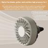 Plastic Car Air Outlet Fan Heat Dissipation Car Rear Seat Fan USB Cooling Fan  Summer