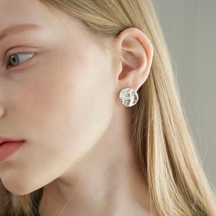 COTOIT_[FLOW] Coin Pendant Earring