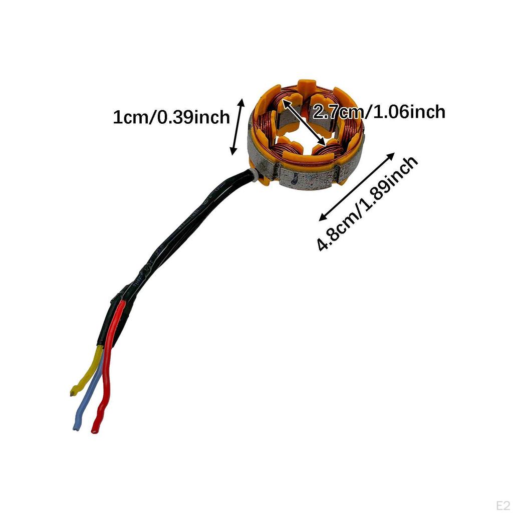 Electric Drill Stator Coil Replace Part Easy to Install Practical Lightweight Motor