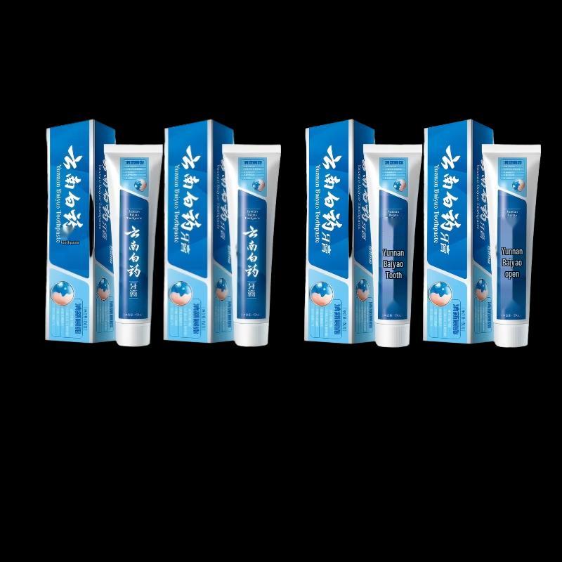 Yunnan Baiyao Fresh Morning Dew Toothpaste (4x150g)