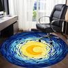 1 Stück Sternenhimmel Stuhlteppich für das Büro, Weich, Rutschfeste Polyestermatte, Büro, Wohnzimmer, Schlafzimmer, Langlebiges Polyester yy251207132