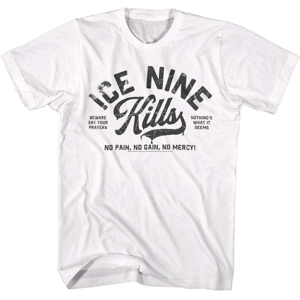 Ice Nine Kills No Pain No Gain No Mercy Men T Shirt Metal Rock Merch XL