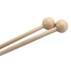 2pcs Ethereal Drumsticks Round Head Drum Sticks Hammer Durable Wooden Handle Drum Mallet Stick Small Musical Drumsticks