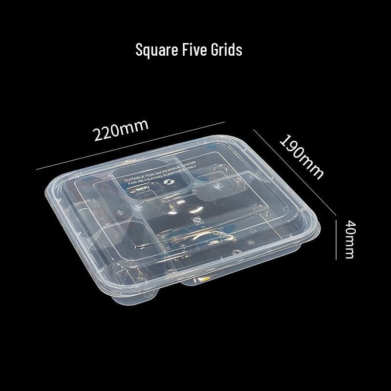 Saikeyou Disposable Transparent Takeaway Food Containers