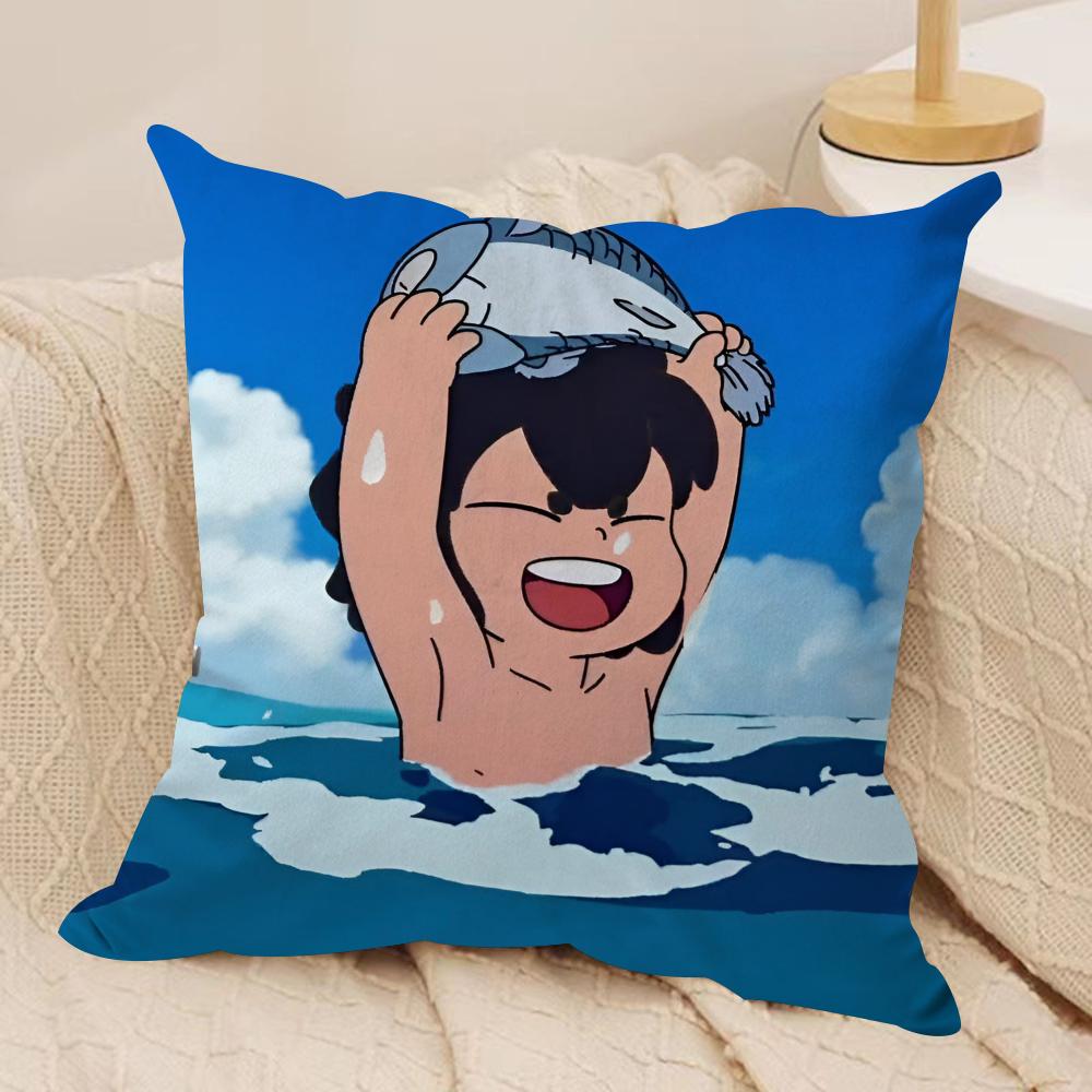 Anime The Legend of Hei Cushion Cover Soft Plush Fabric Double-Sided Printed Sofa Cushion Cover for All Seasons Home Decor Gift