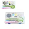Lofthestar Sewing Kit, Portable Sewing Kit for Adults, Elementary School Students, and Girls, Suitable for Home Sewing Practice, White, Suitable for L
