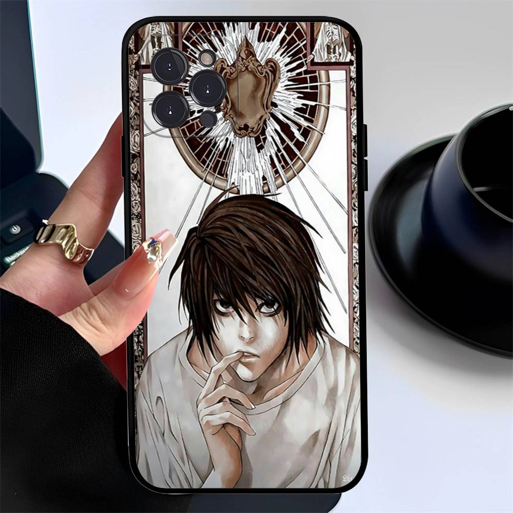 Japan Anime Death Note For IPhone 17 16 15 14 13 12 11 Pro Max Plus Shockproof Black Soft Phone Cover