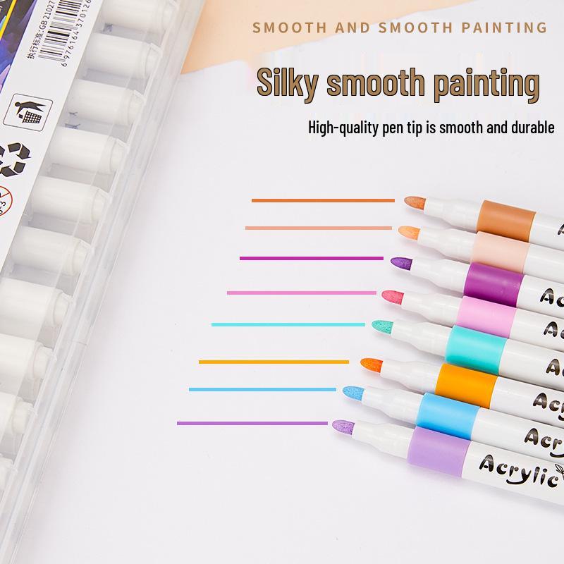 80-Color Water-Based Acrylic Markers for Kids' Graffiti and DIY Painting
