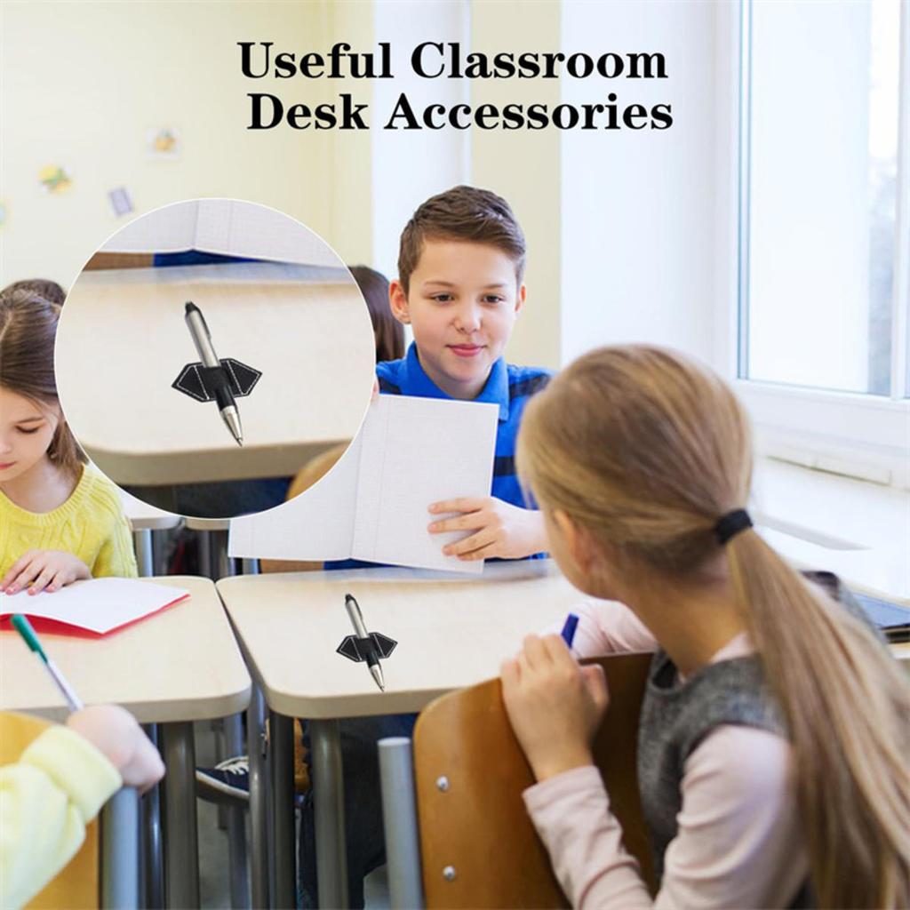 PU Self-adhesive Pen Holder  Capacitive Pen Holder Elastic Band Computer Self-adhesive  Stationery Organizer