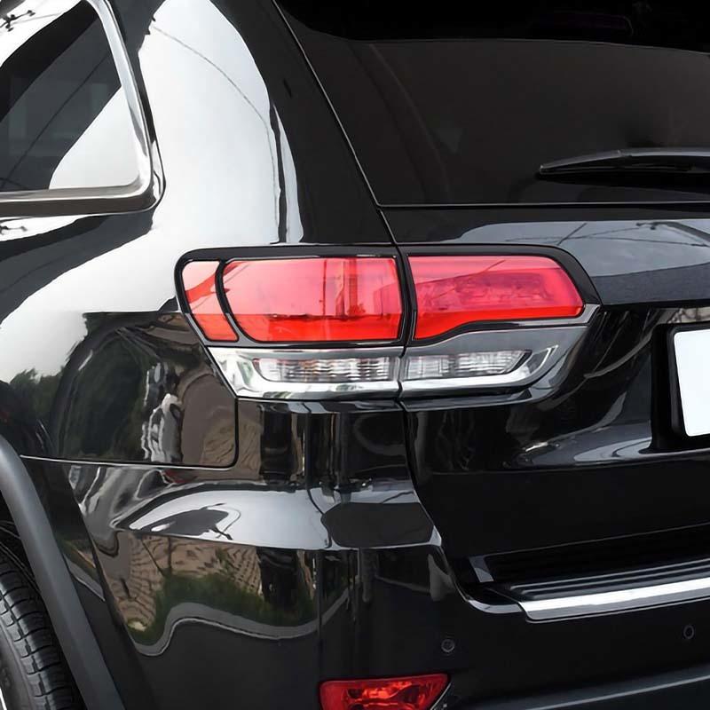 Car Tail Light Cover Decorative Stickers For Jeep Grand Cherokee 2014-2020 Car Exterior Accessories, ABS Plastic
