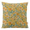Vargottam Luxury, Printed Mustard Yellow Cushion  Covers,  Decorative Pillow  Covers,  Square  Throw Pillowcase