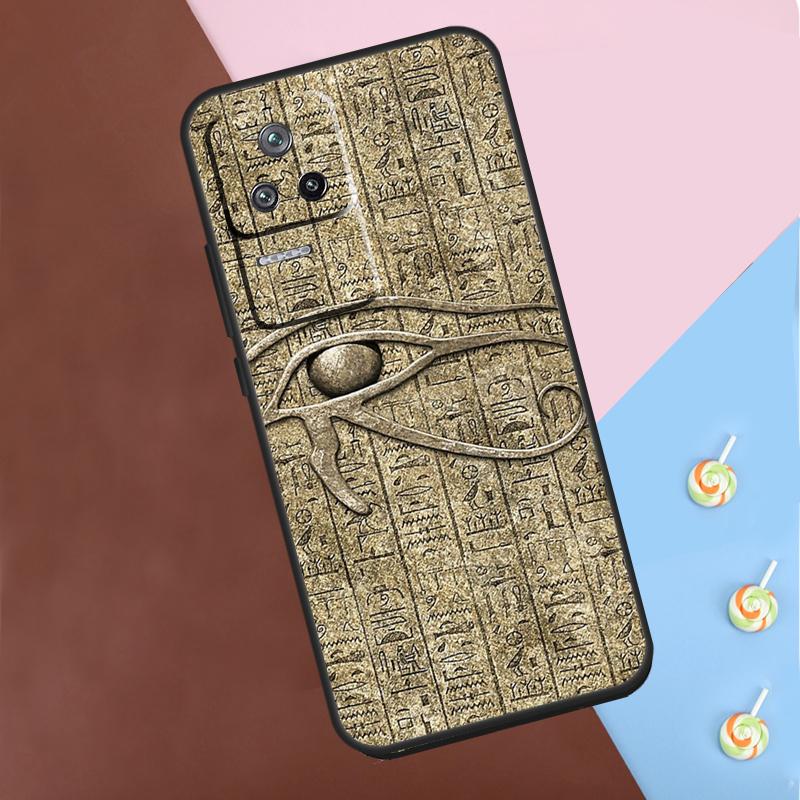 Sacred Eye of Horus Egypt Fresco Case For Xiaomi POCO M6 Pro X3 X5 X6 Pro F3 F5 M5s Mi 14 Pro 13 13T 11T 12T 12 Lite Cover