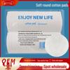 Thick Three-Layer Quilted Makeup Remover Cotton Pads - 100 Pieces (Round & Square)