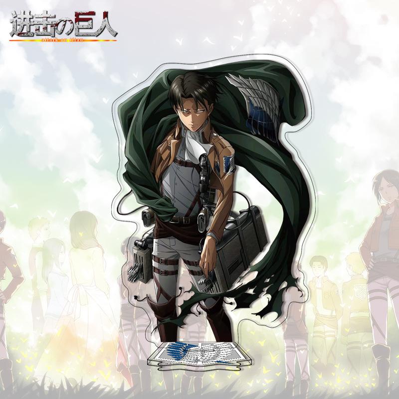 Attack on Titan Acrylic Stand Anime Large Stand Cartoon Cute Character Figure Display Stand Anime Merchandise Collectible Gift