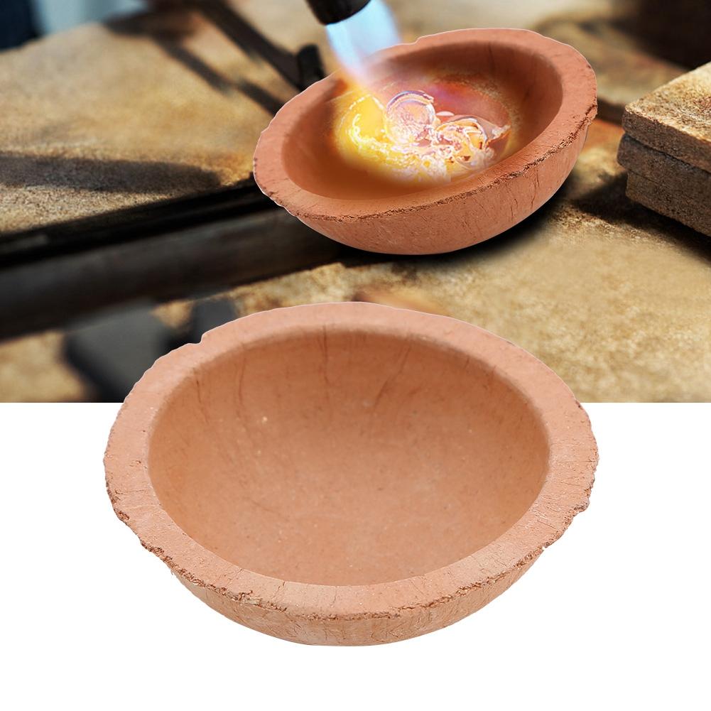 Jewelry Melting Equipment Tools Quartz Bowl Crucible for Platinum Silver Gold Fusion