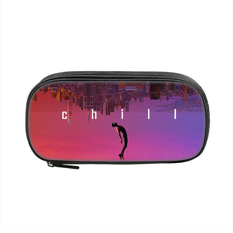 Spiderman Miles Morales Pencil Case With Polyester Material For Students And Gift Use