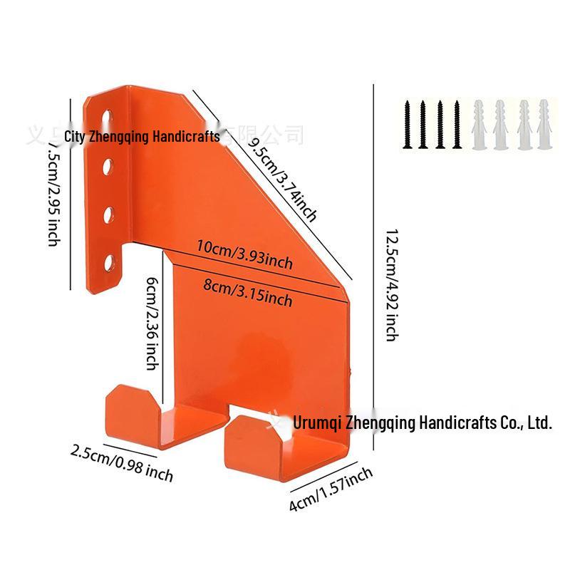 Heavy Duty Wall-Mounted Lawn Mower & Garden Tool Hook for Garage Storage
