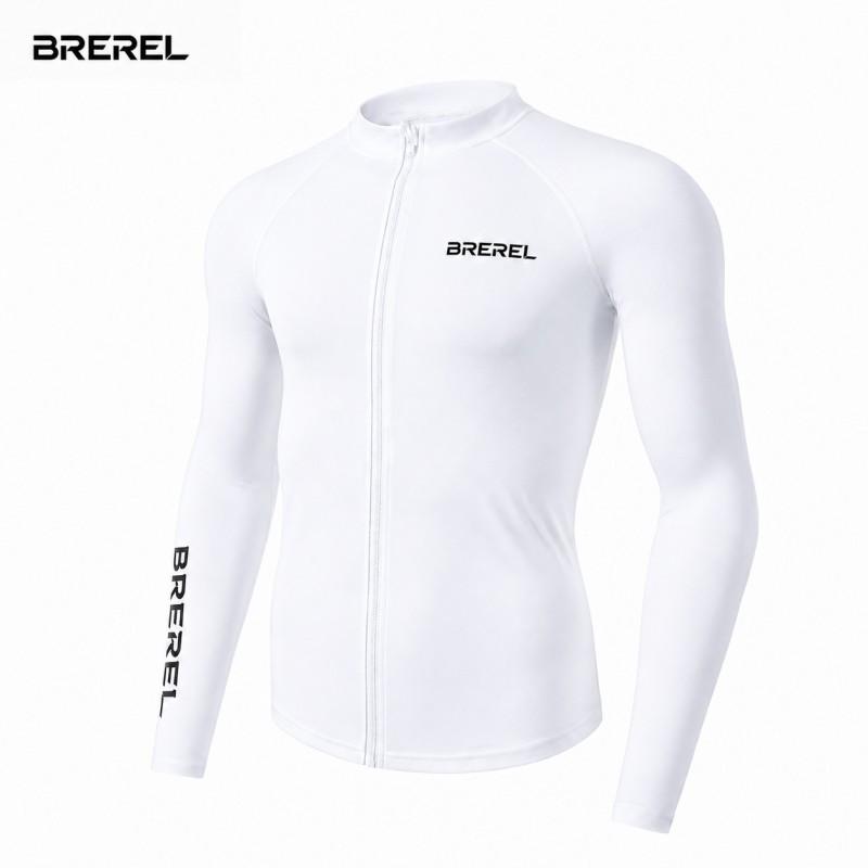 Mens UV Protection Rash Guard Set Long Sleeve Swim Shirt Quick-Dry Board Shorts Snorkeling Surfing Kayaking Medium
