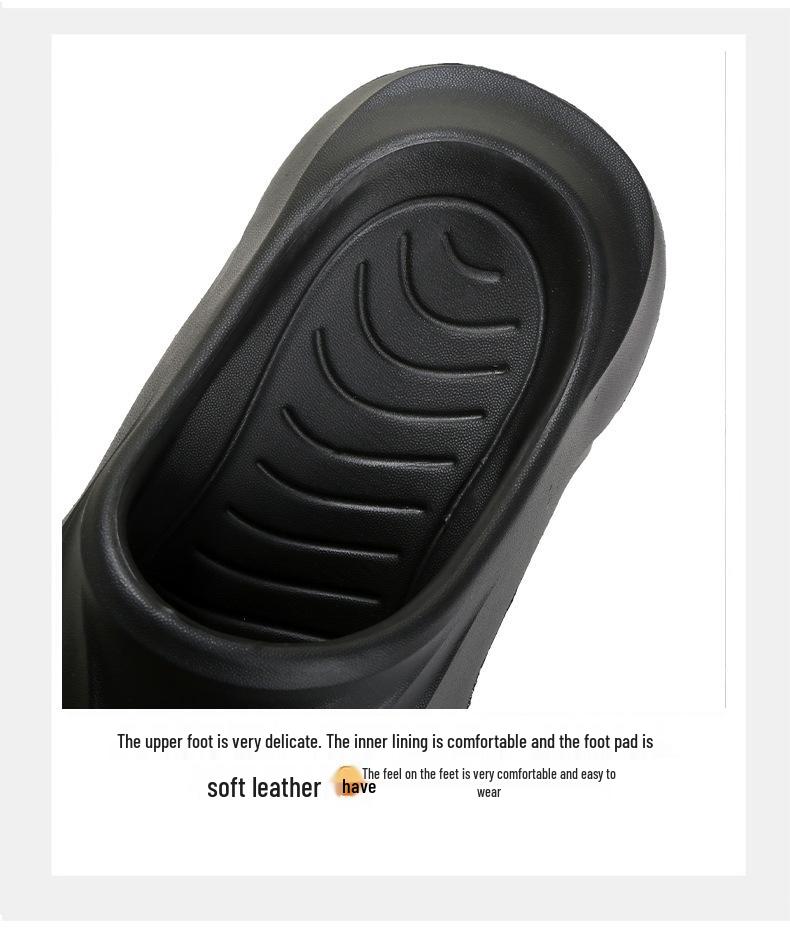 Women's Summer 2024 Height-Boosting Thick-Soled Outdoor Slippers with Squishy Feel for Versatile Wear
