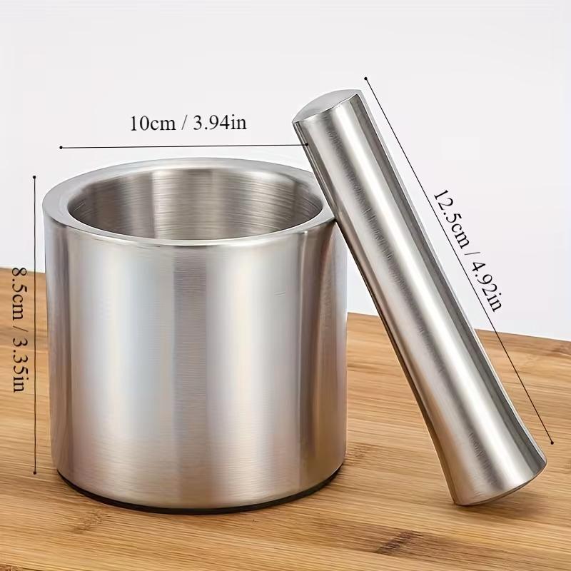 Kitchen Garlic Mortar, Pounding Chili Bowl, Mortar And Pestle Set For Garlic Peper, Garlic Crusher, Household Chili Grinder
