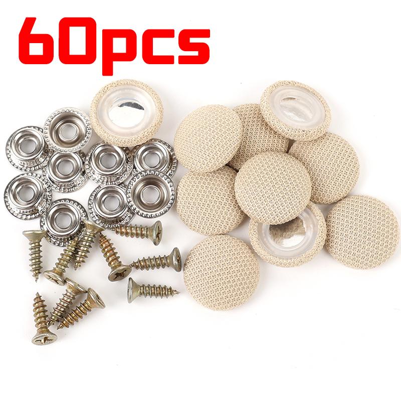 Car Interior Roof Buckles Headliner Ceiling Cloth Fixing Screw Care Fabric Buckle Rivets Retainer Cap Repair Automotive Part