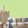 Wallpaper Fabric Pattern Lime, White and Cream for Living Room and Bedroom 50x1000
