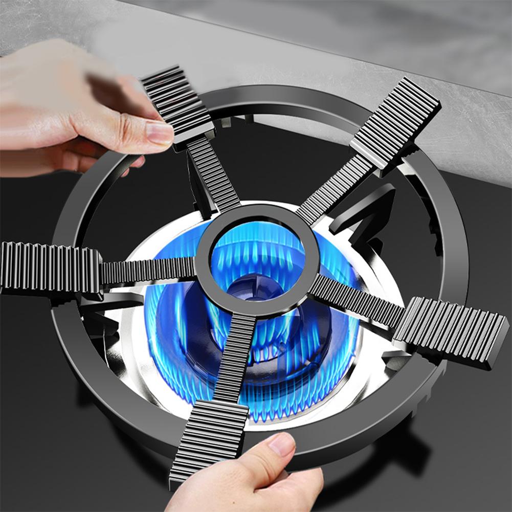 Iron Wok Ring Non Slip Stove Wok Support Ring Anti-slip Cooktop Pot Rack Ring for Gas Hob Pot Holder Cooker Wok Ring Stove