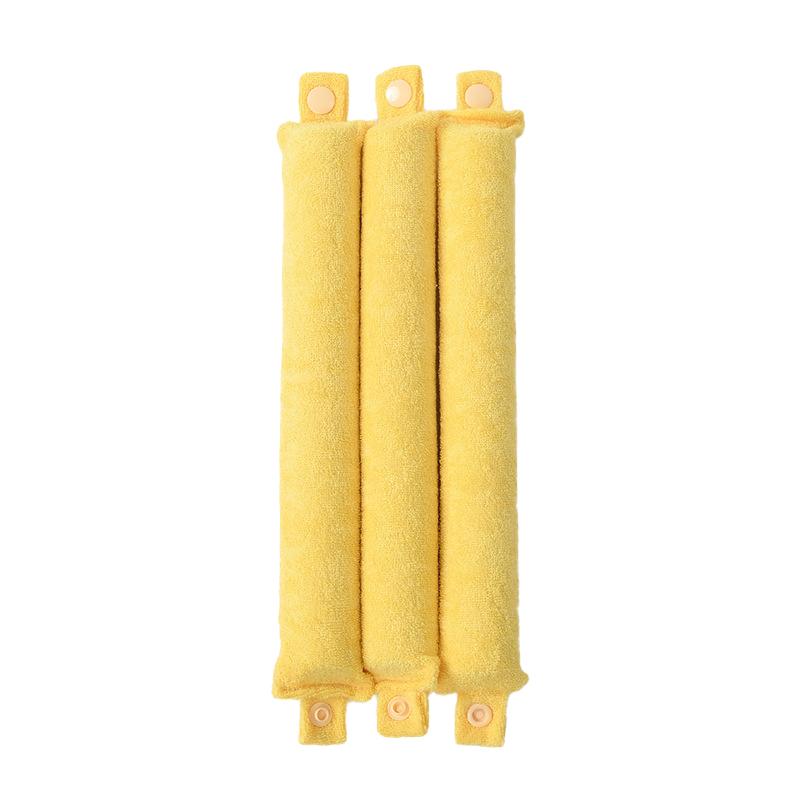 3pcs Heatless Hair Curler Overnight Heatless Curls Blowout Rods Headband Blow Out Hair Rollers Terry Cloth Rods For Long Hair
