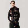 Luxury Autumn/Winter Cashmere Knitted Shawl Scarf - Soft, Skin-Friendly Wool Triangle Neck Warmer for Women
