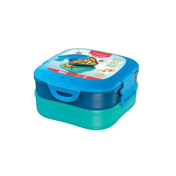 Lunch box 3 en 1 - MAPED - Picnik Concept Kids - Bleu et Vert - 1,4 L - Pour Enfant