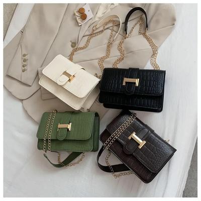 Brand Designer Women's Square Shoulder Bag Luxury Crossbody Bag Women's Chain Elegant Designer Brand Bag