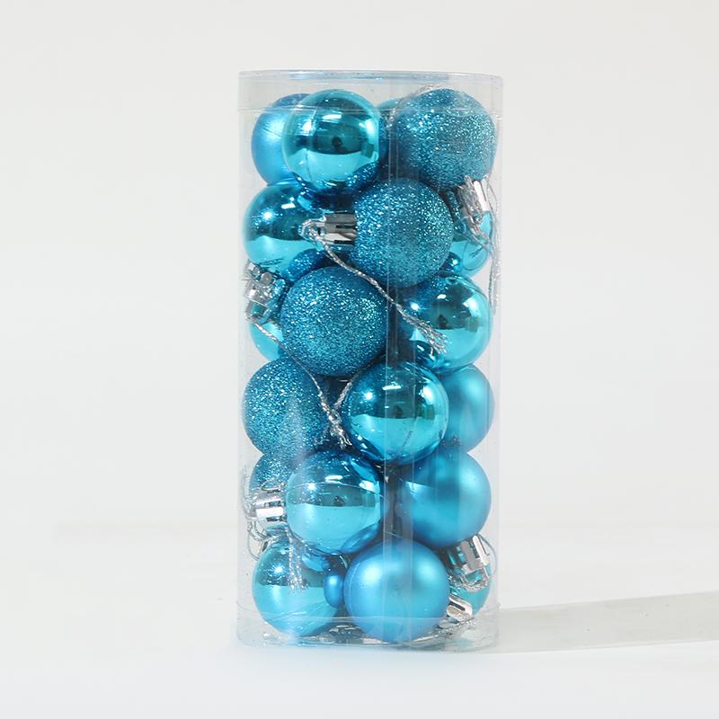 1 Box Weihnachtskugeln Christbaumschmuck Kugel Weihnachten Hängende Baumanhänger Heimpartydeko 2025 Neujahrsgeschenk Noel Navidad