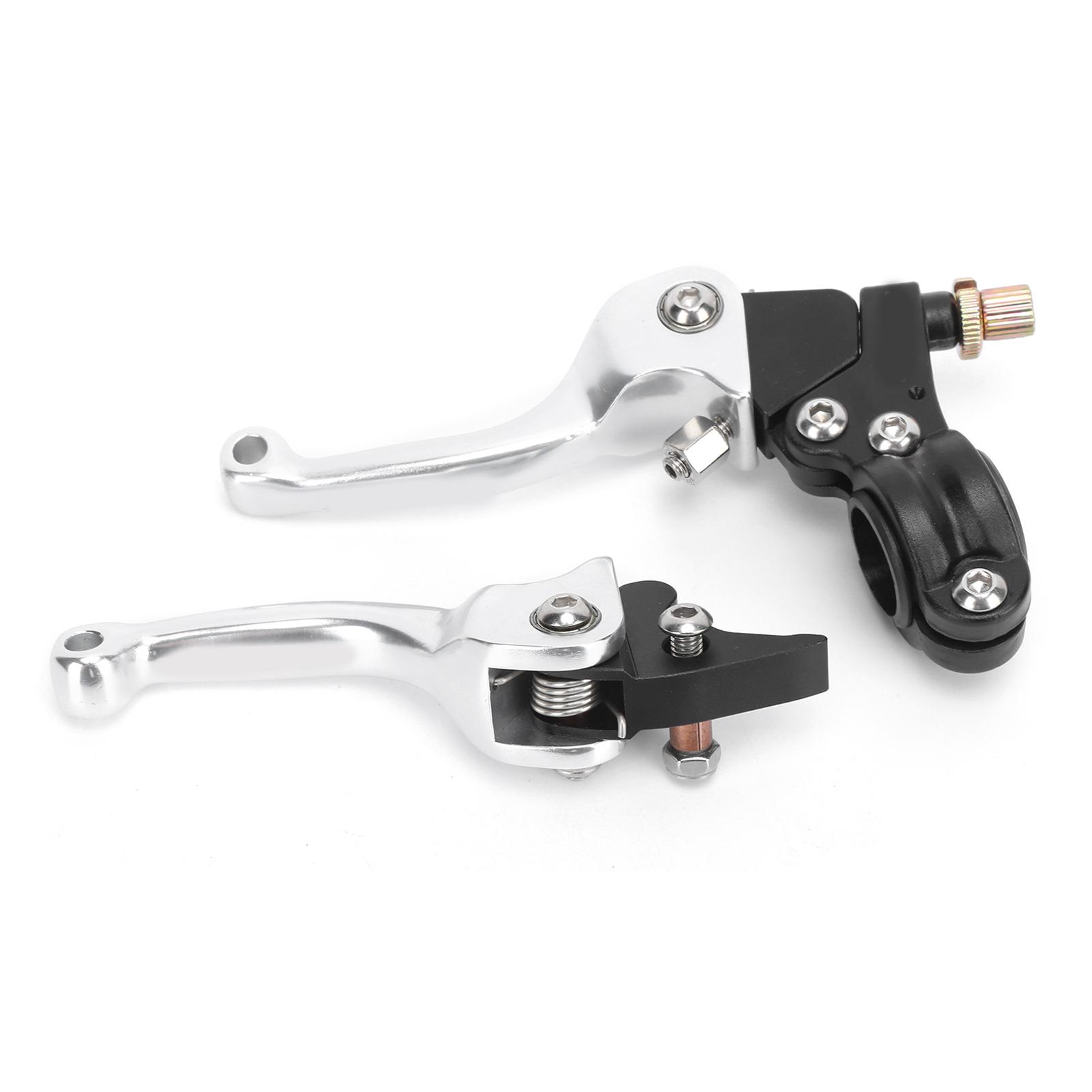 

22mm Brake Folding Lever Corrosion Resistant for Motorcycle ATV OffRoad Motorbike(Black )