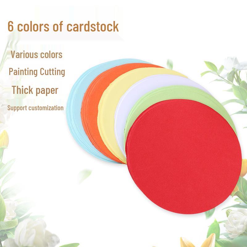 

Kids Art Paper: Oval, Square & Round Shapes in 6 Colors, Ideal for Cutting, Painting & Sketching Oval, Round, Rectangle 360 sheets/pack 6 colors