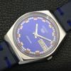 AUTOMATIC VINTAGE SEIKO 5 JAPAN MENS BLUE COLOR DIAL WATCH A701478-5 R206b-a701478