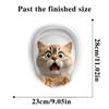 Creative Realistic Cute Cat Vision 3D Toilet Sticker Fun Animal Bathroom Toilet Lid Decor Self-adhesive PVC Waterproof Painting