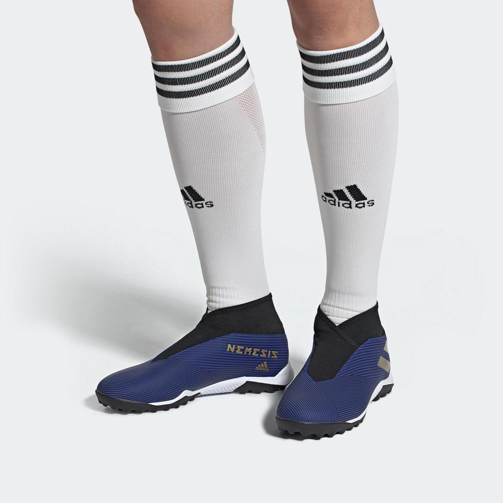 New Adidas Nemeziz Tango 19.3 Tf 'Navy Gold Metallic' EF0387
