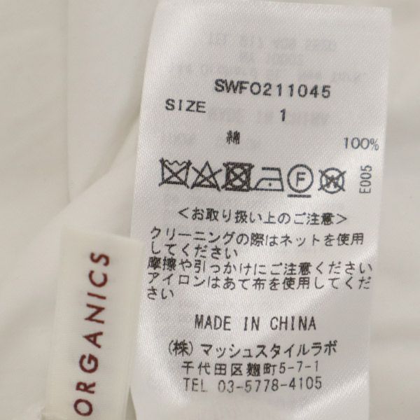 SNIDEL Long Sleeve One Piece 1 White SWFO211045 Women Used