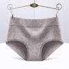Sexy mid-waist 95% cotton women's briefs in solid colors