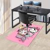 Office Rug Hello Kitty, Cupcake Party Anti-Slip Rug, Machine Washable for Living Room, Bedroom, Office, Multiple Sizes, Bedroom Mat, Decorative Mat, D