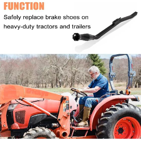5081 S-Cam Air Brake Spring Tool, Brake Shoes Installer Tool for Heavy Duty Tractors Trailers Diesel Drive Semi-Truck Replace Brake Shoe