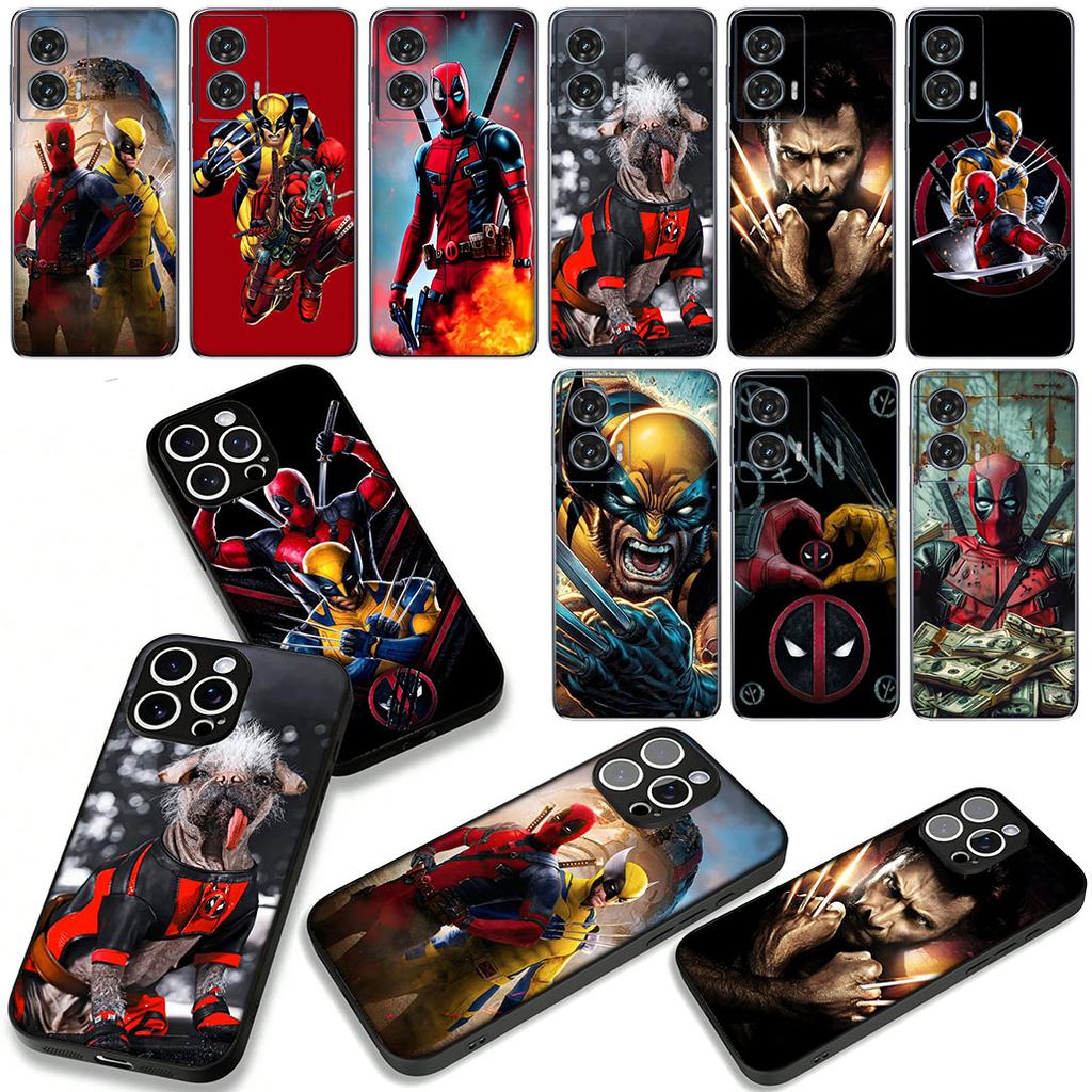 for Motorola Moto Edge 70 60 Fusion 40 NEO 20 Pro G Stylus G56 G96 G71 G73 G41 G42 G51 G52 Case Marvel Deadpool Comics Wolverine