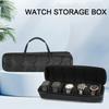 5 Fächer Hartschalen Uhrenaufbewahrungsbox, Tragekoffer, Display-Organizer, Uhrenbox Halter Vitrine