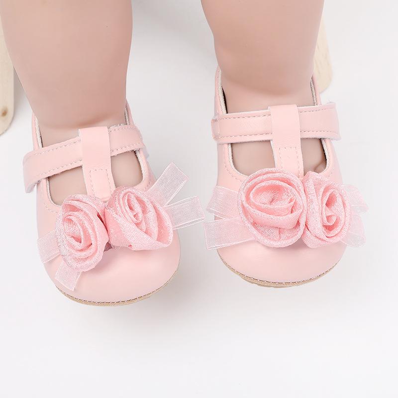 Spring & Autumn Princess Baby Walker Shoes for 0-1 Year Olds