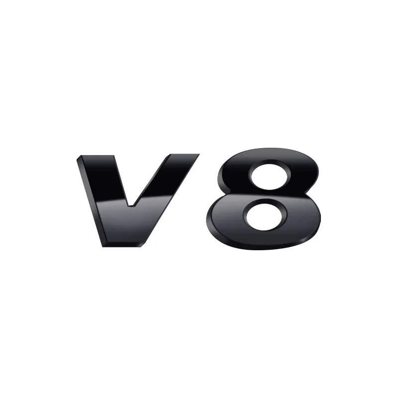 1 pezzo 3D ABS TSI TDI V6 V8 Lettere Auto Posteriore Coda Baule Laterale Parafango Emblema Logo