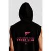 H M Sleeveless Sports Hoodie Loose Fit dryMove Black dopaMine rusH
