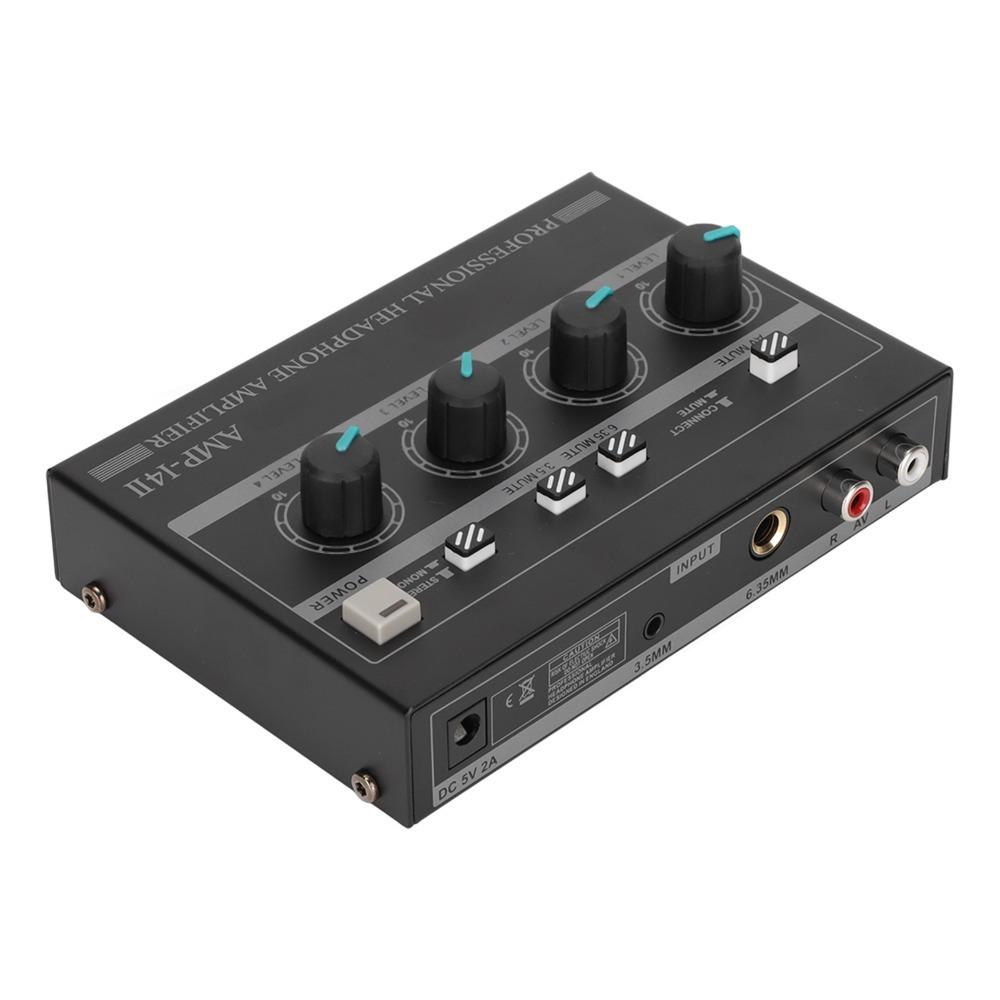 Multiple Inputs (for RCA/3.5mm/6.35mm) 4 Channel Headphone Amplifier  Podcast