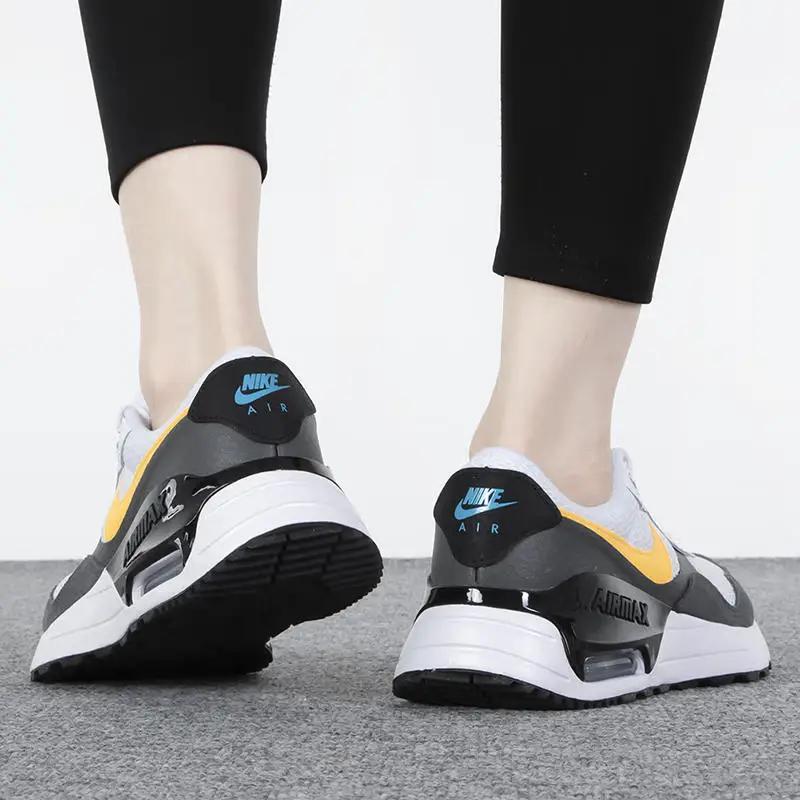 Nike Air Max SYSTM GS Grau Laserorange Kinder-Sneaker Weiß Eisengrau Blaulicht DQ0284-104